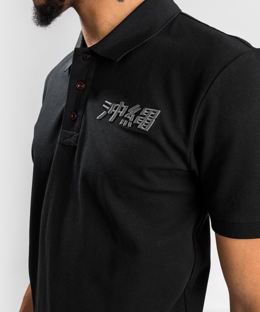 venum okinawa 3.0 polo - blackred