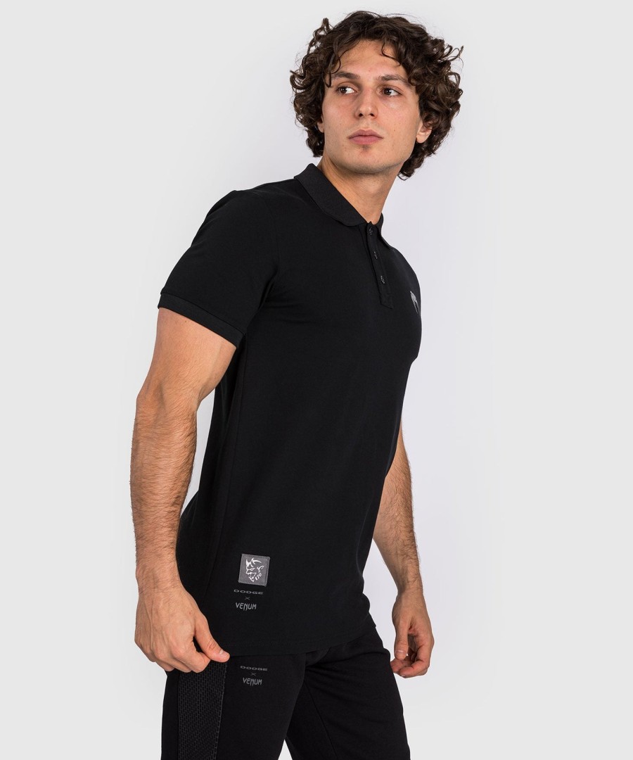 venum x dodge demon 170 men polo shirt - black