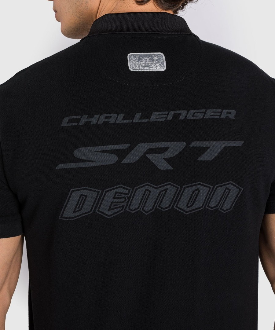 venum x dodge demon 170 men polo shirt - black