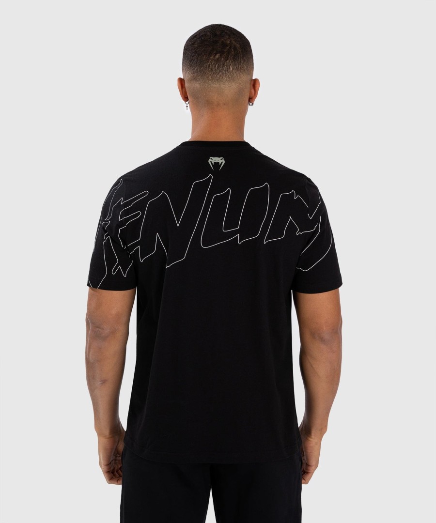 venum snake print t-shirt - black