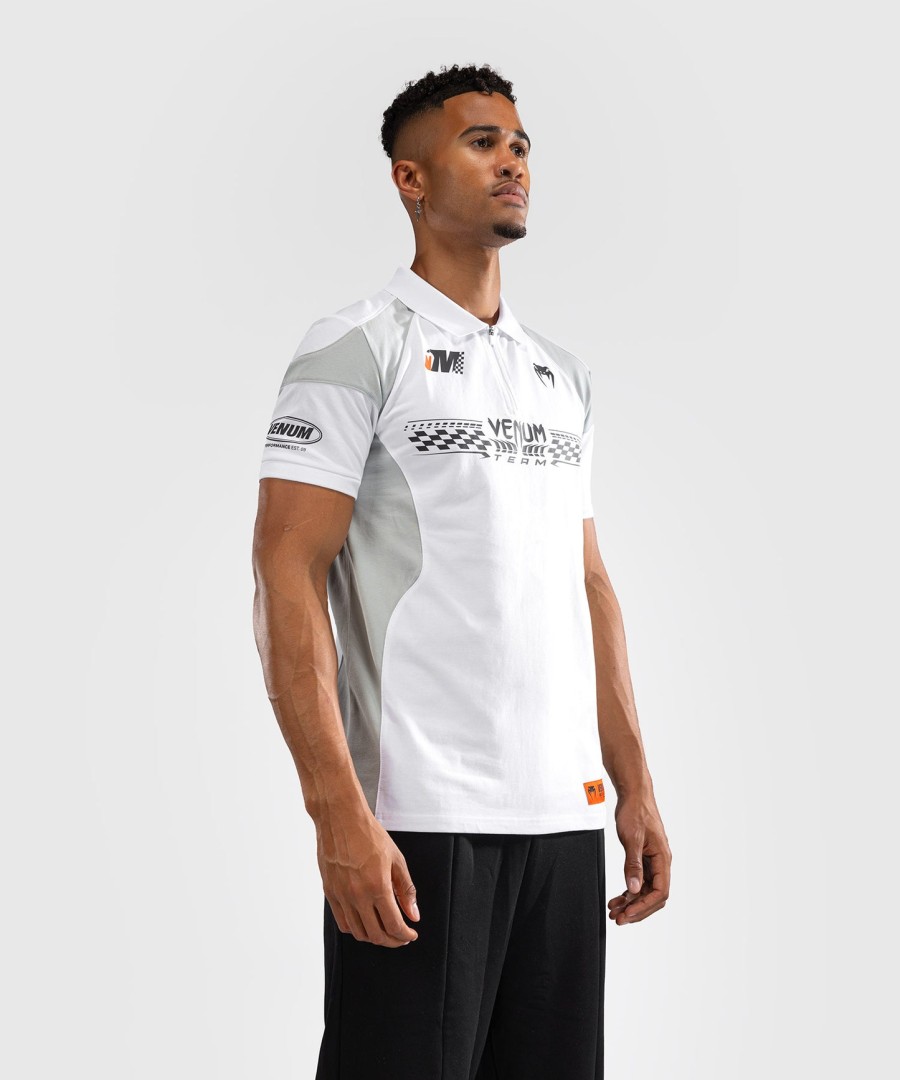 venum motorsport cotton polo - snow white