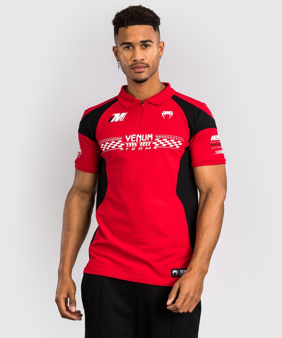 venum motorsport cotton polo - racer red
