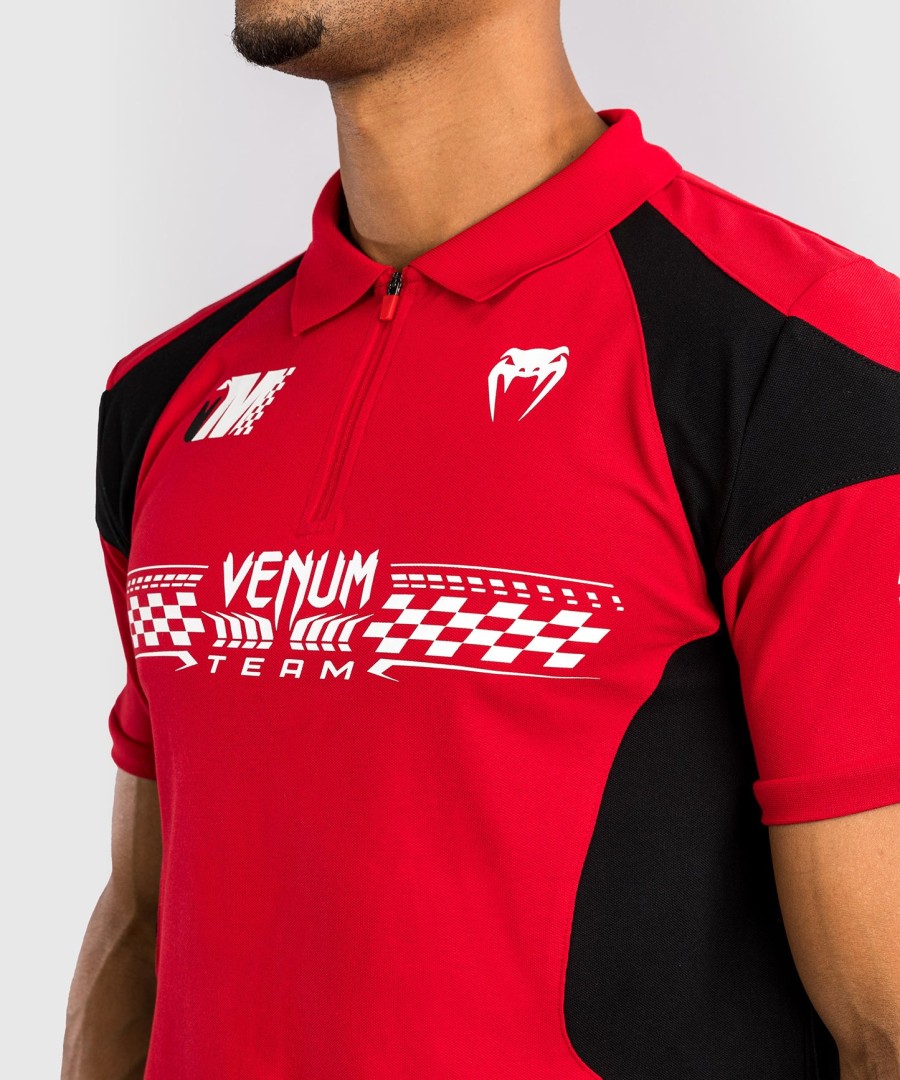 venum motorsport cotton polo - racer red