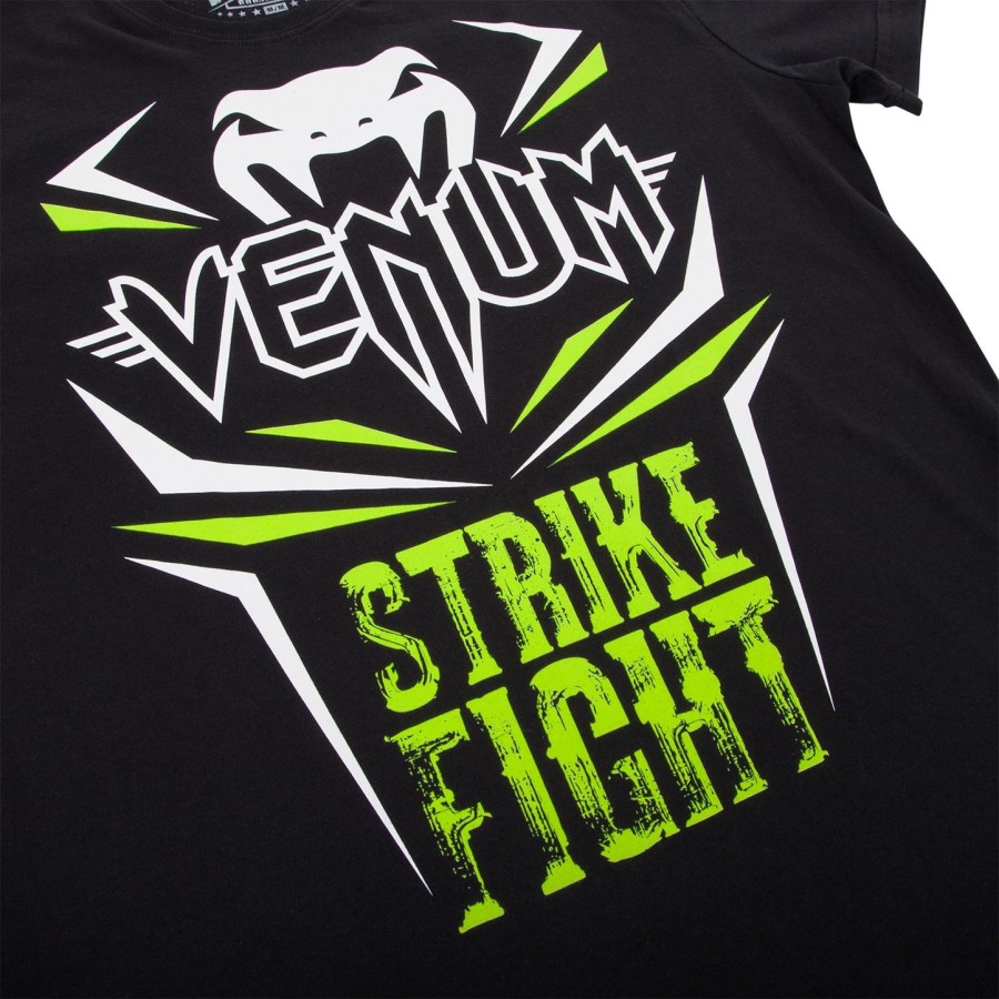 venum strike fight t-shirt - blackneo green
