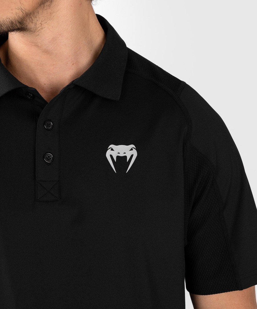 ufc venum performance institute 2.0 men polo shirt - blackred