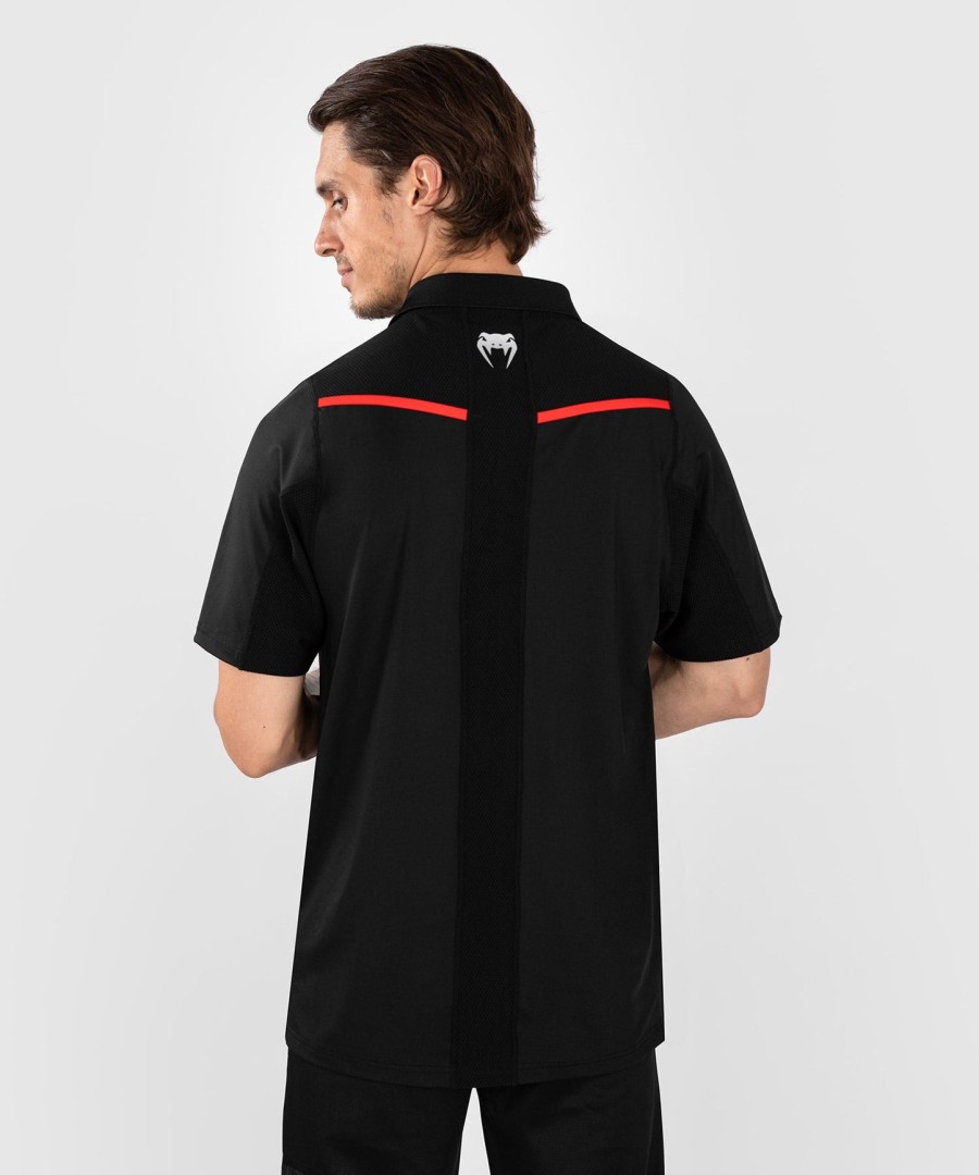 ufc venum performance institute 2.0 men polo shirt - blackred