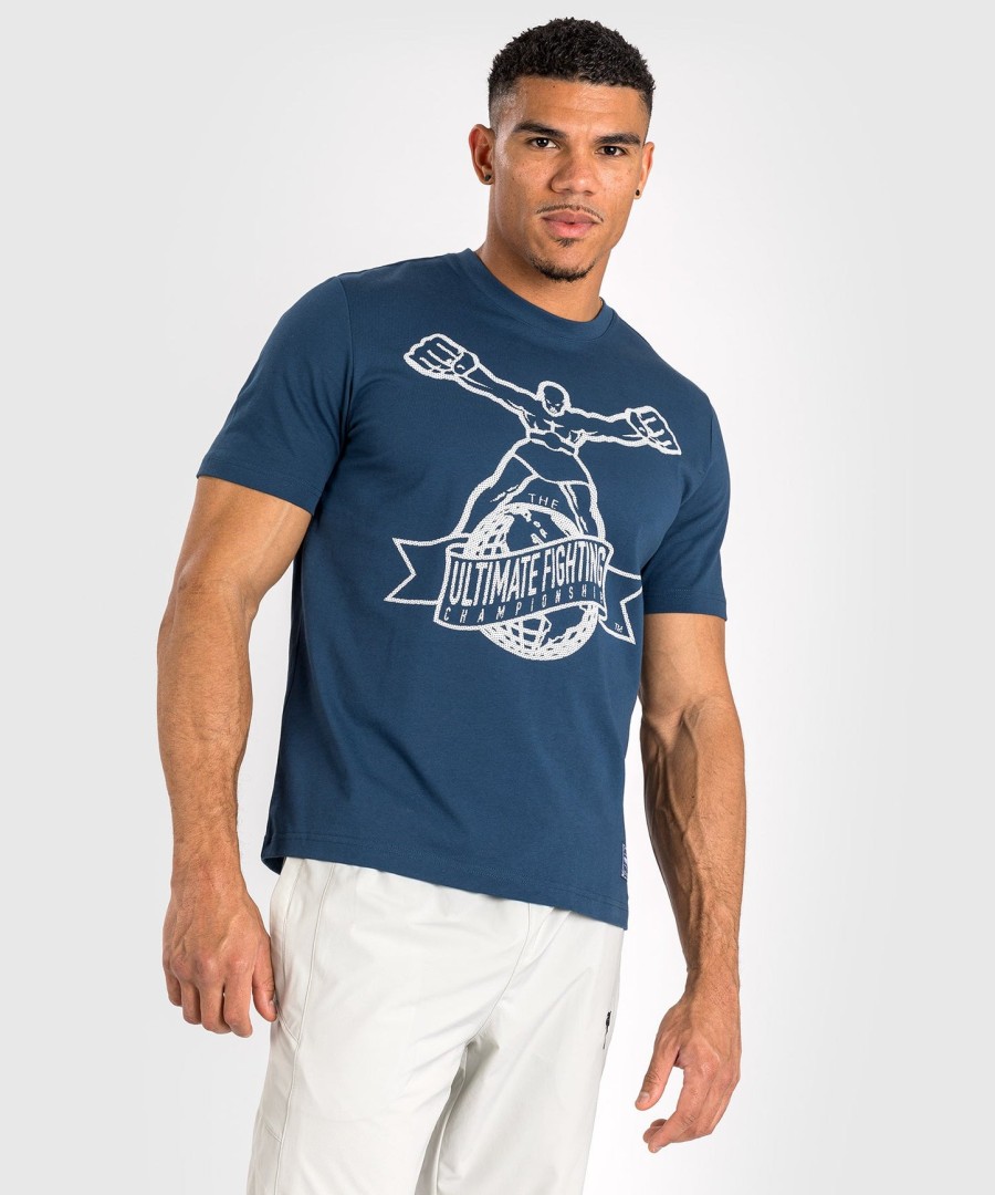 ufc by venum ulti-man t-shirt - navy blue white