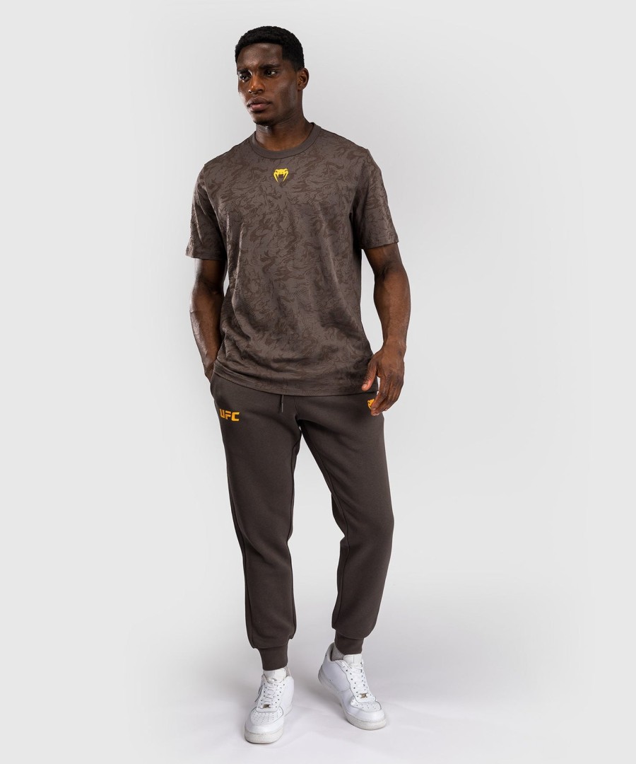 ufc fusion by venum fight week men short sleeve t-shirt - earthen brown