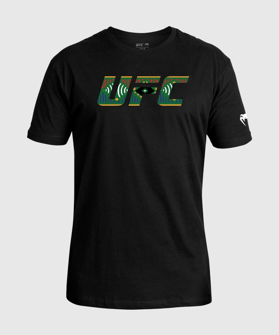 men ufc unrivaled by venum black dricus du plessis t-shirt