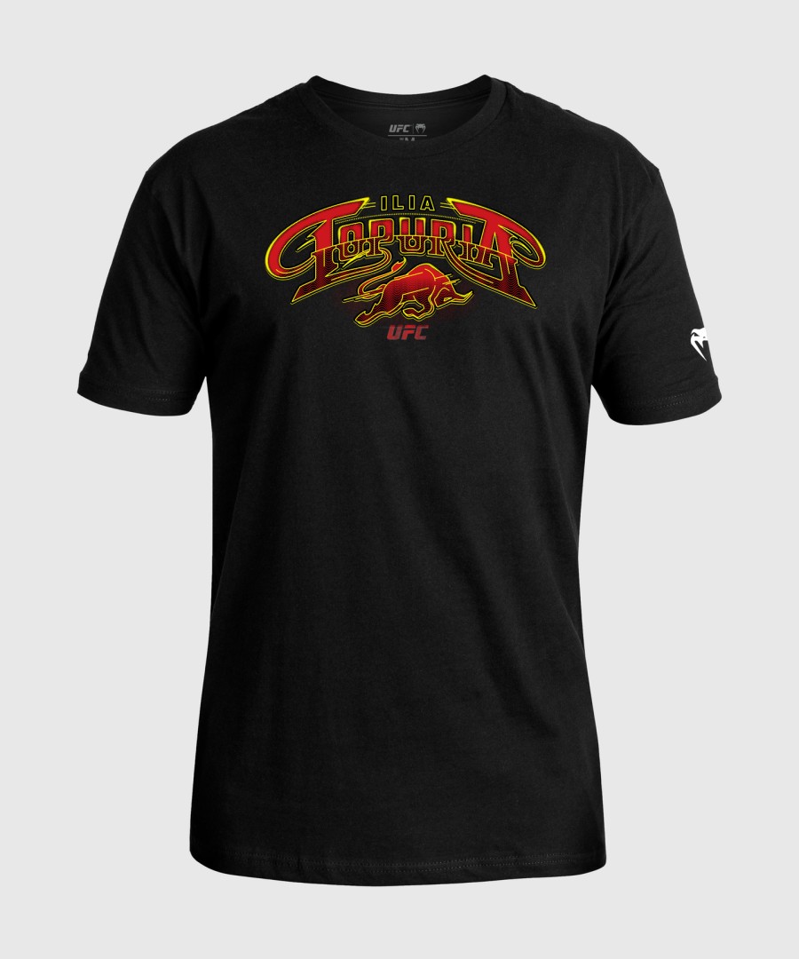 men ufc unrivaled by venum black ilia topuria t-shirt
