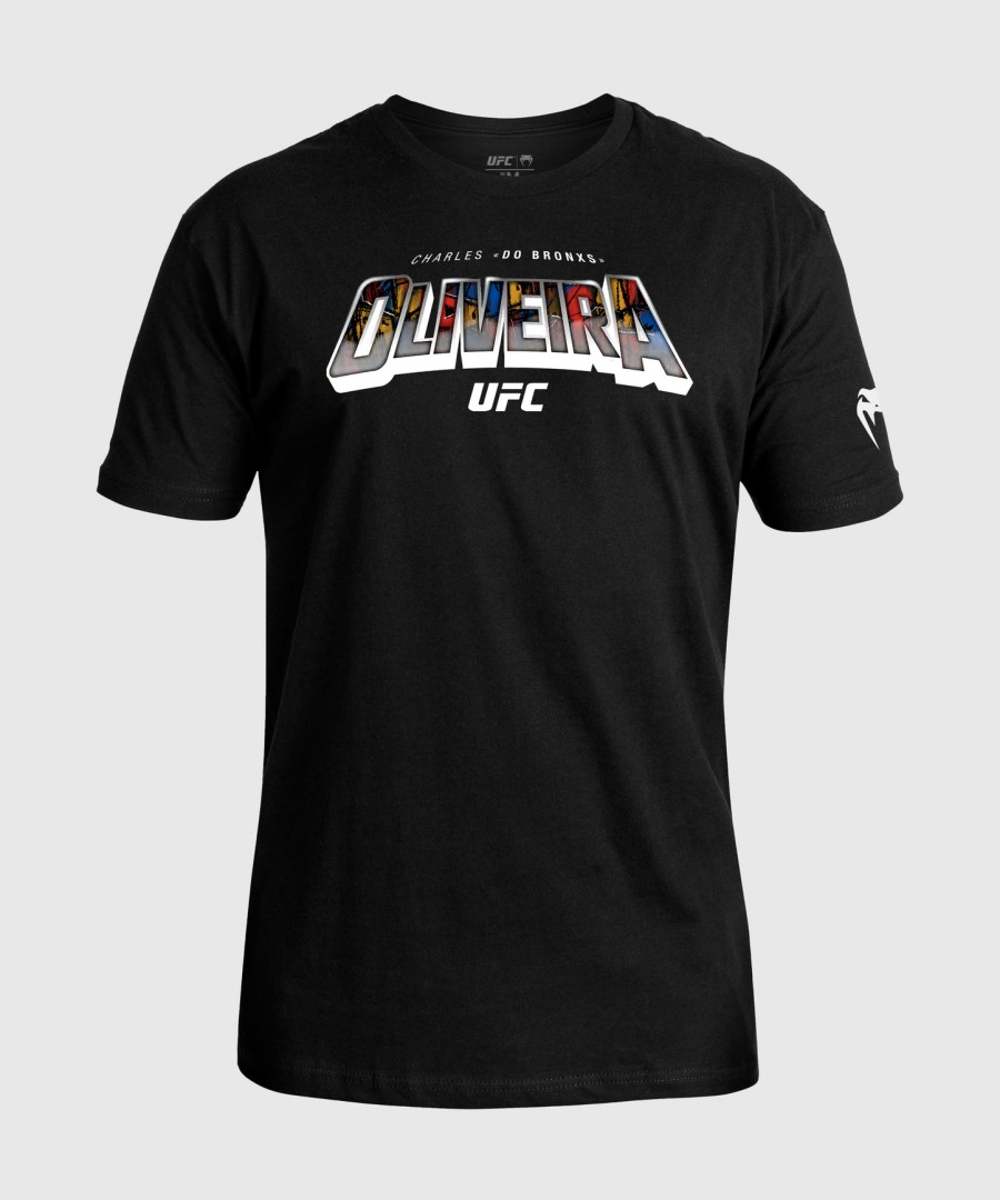 men ufc unrivaled by venum black charles oliveira t-shirt