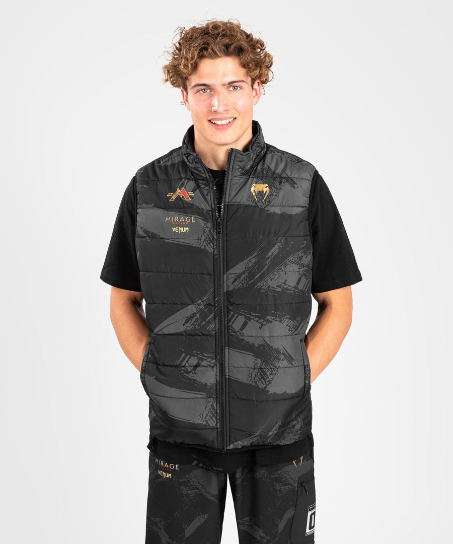 venum x mirage sleeveless down jacket - blackgold