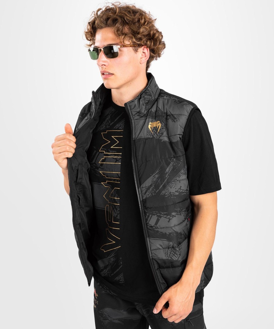 venum x mirage sleeveless down jacket - blackgold