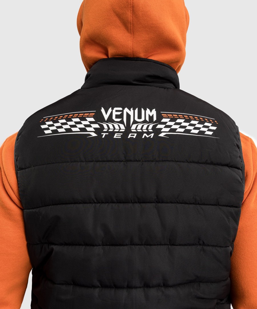 venum motorsport down jacket - deep black