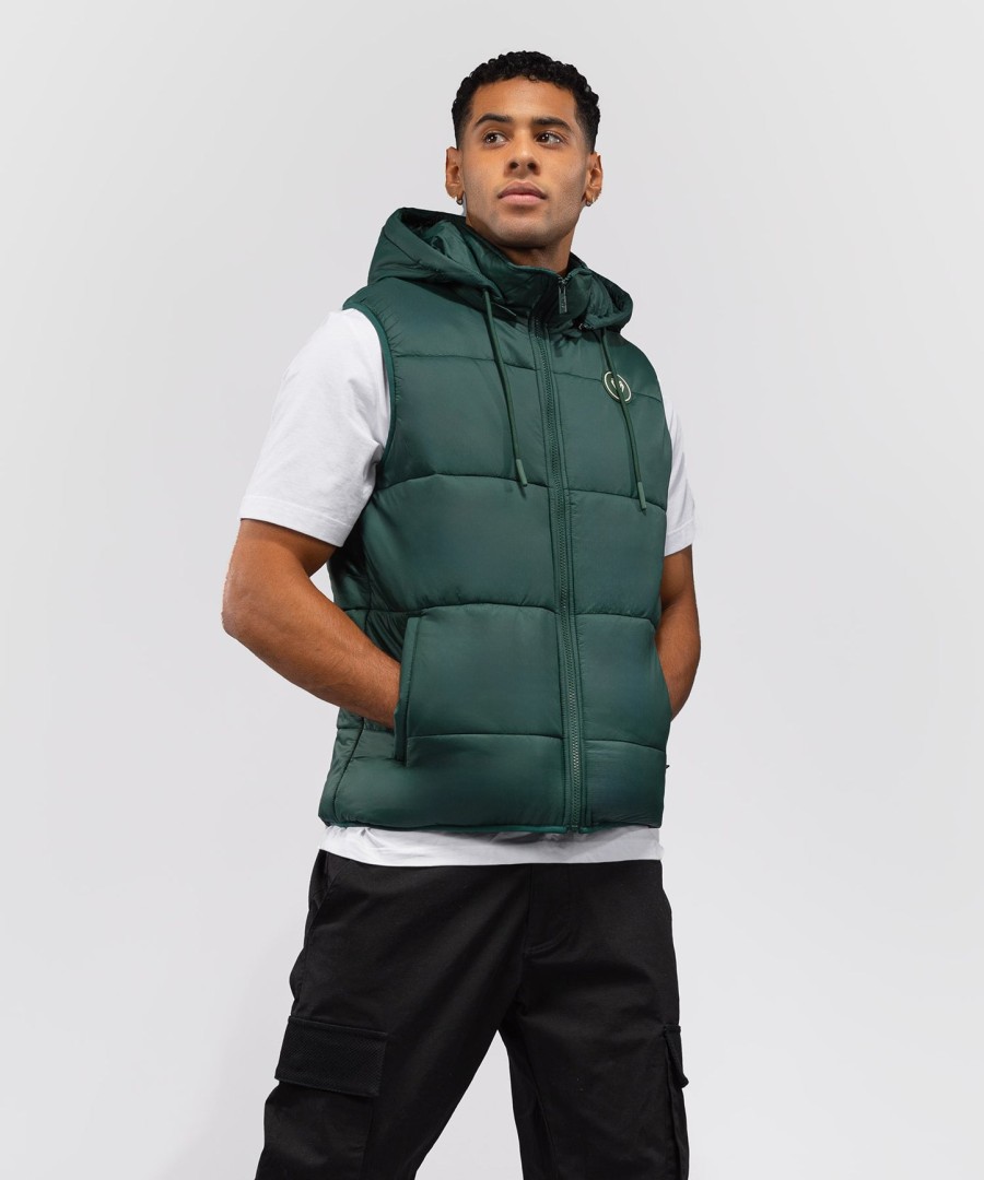 venum urban guard down vest - forest green