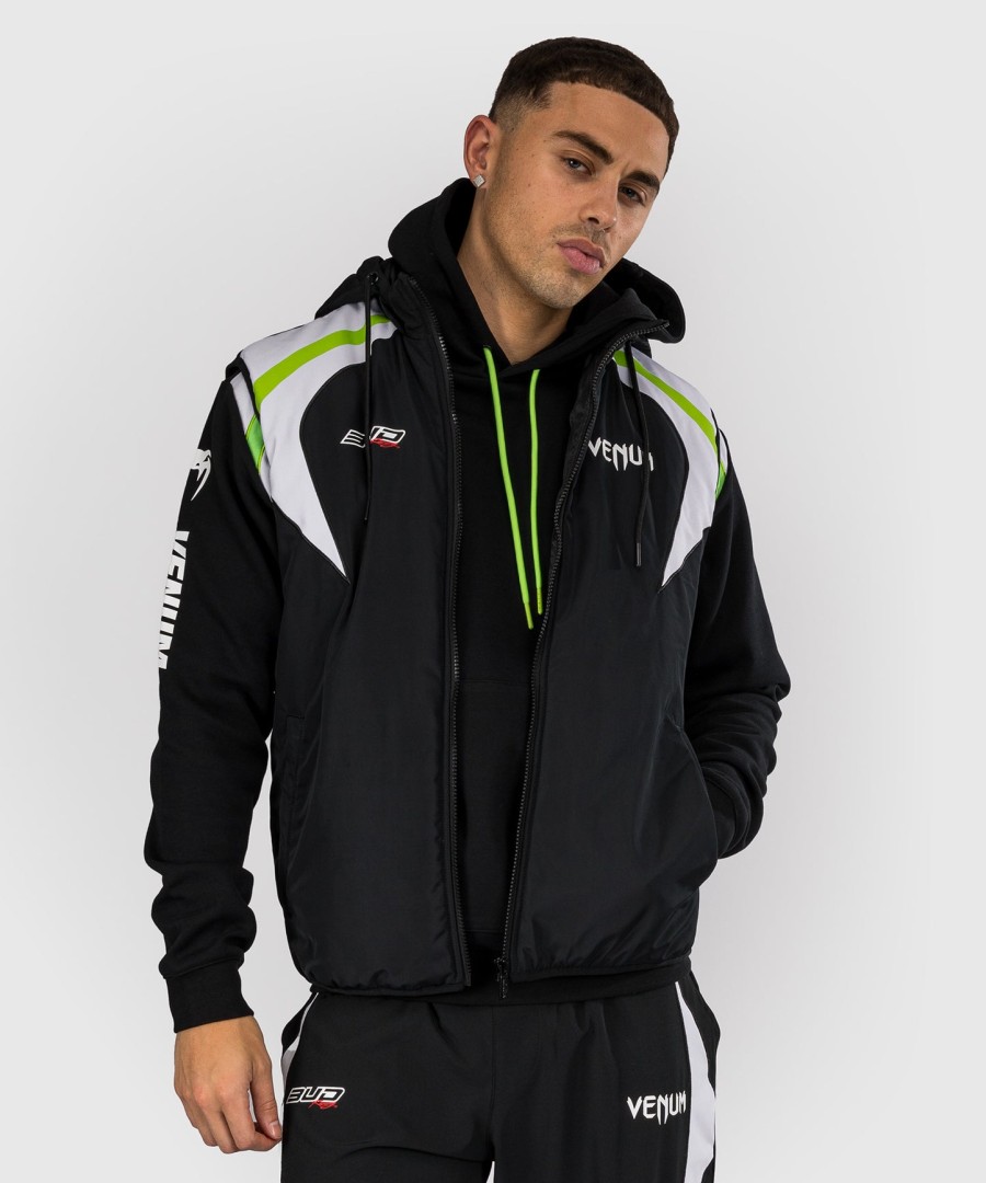 venum x bud racing down jacket - blackwhitelime green