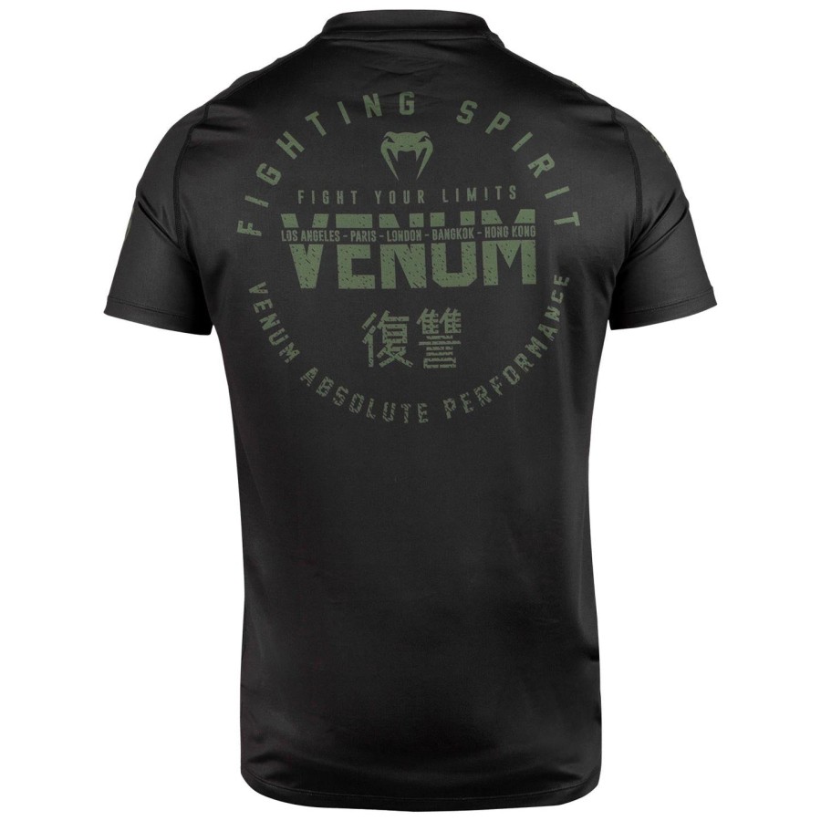 venum signature dry tech t-shirt - black khaki - exclusive