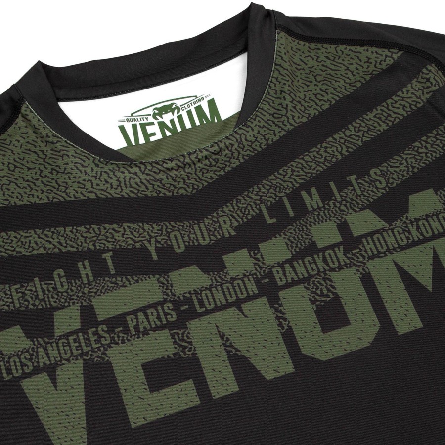 venum signature dry tech t-shirt - black khaki - exclusive