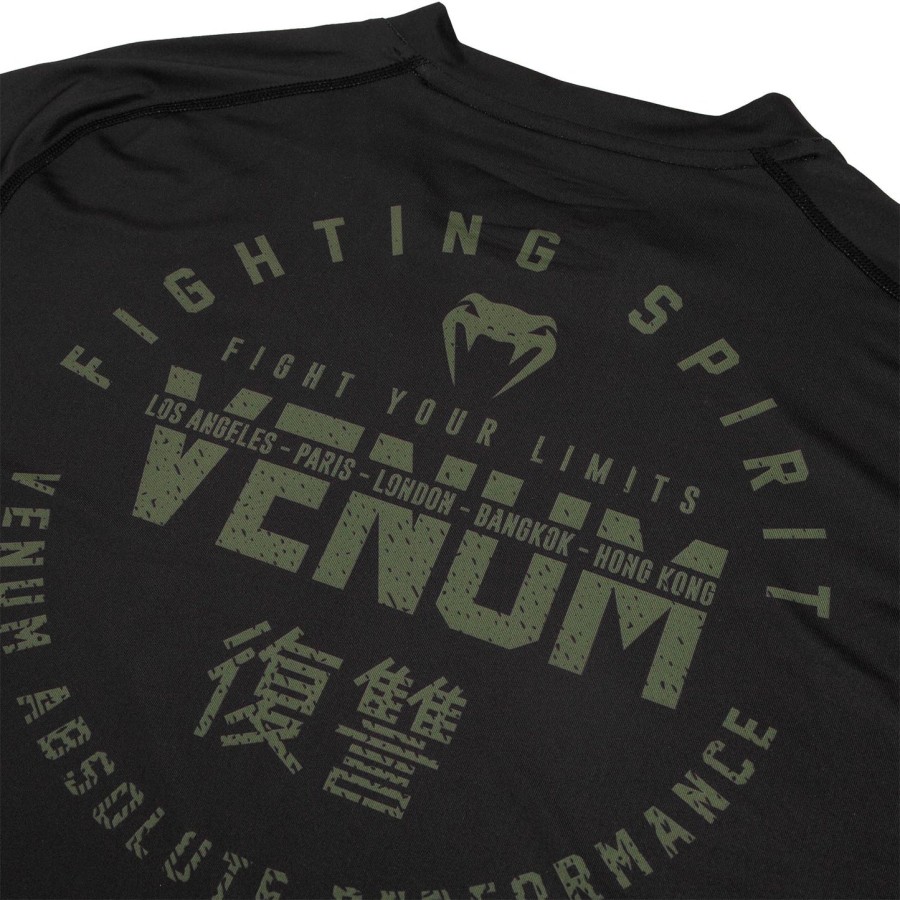 venum signature dry tech t-shirt - black khaki - exclusive