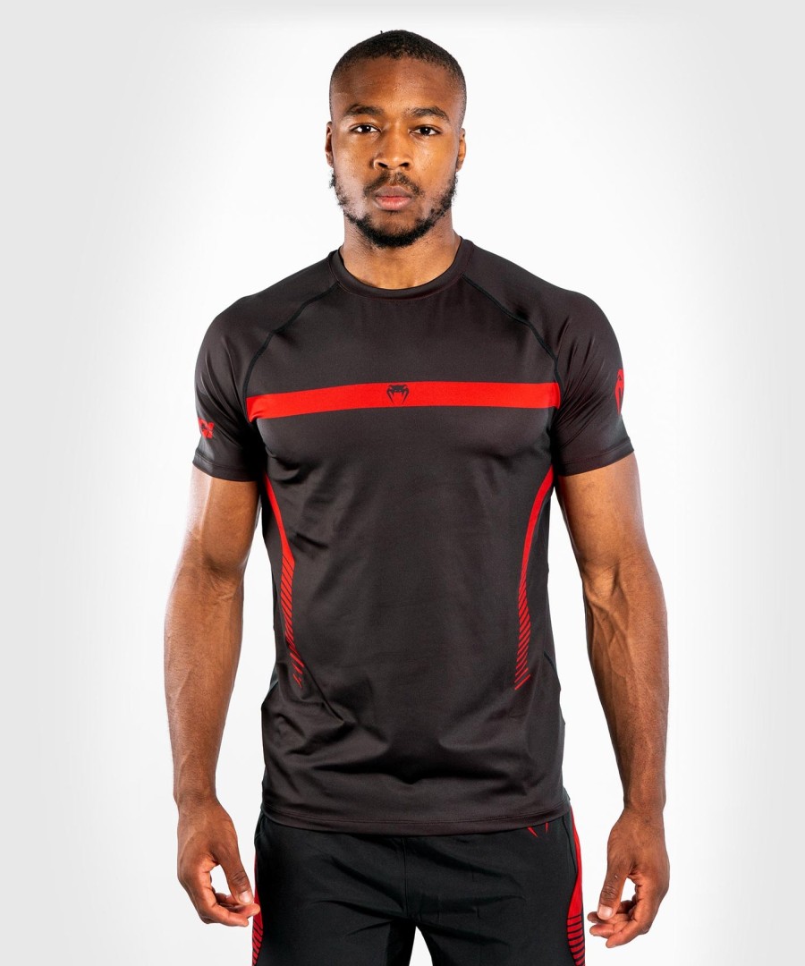 venum nogi 3.0 dry tech t-shirt - blackred