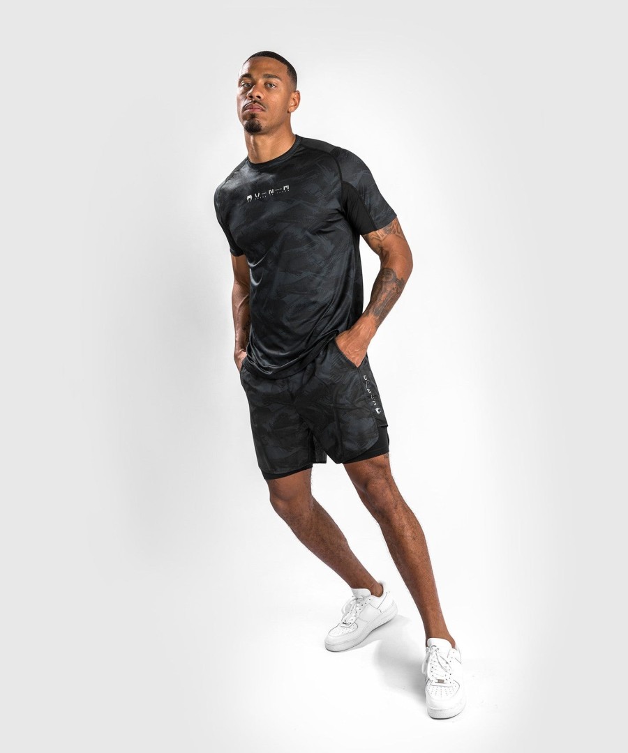 venum electron 3.0 dry tech t-shirt - short sleeves - black