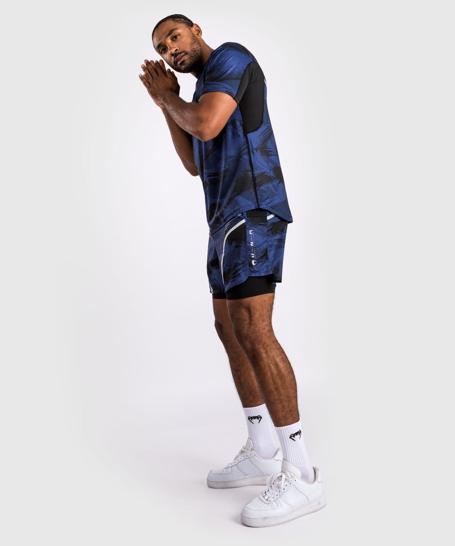 venum electron 3.0 dry-tech t-shirt - navy