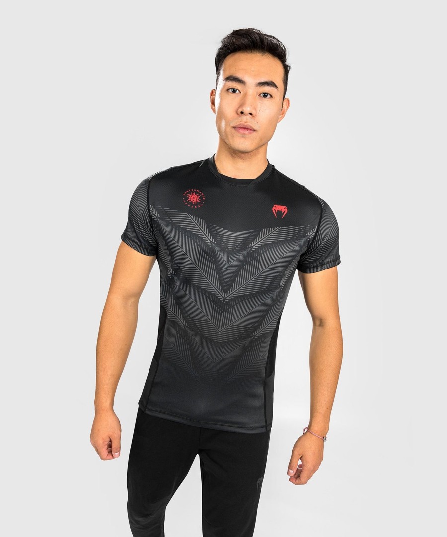 venum phantom dry tech t-shirt - blackred