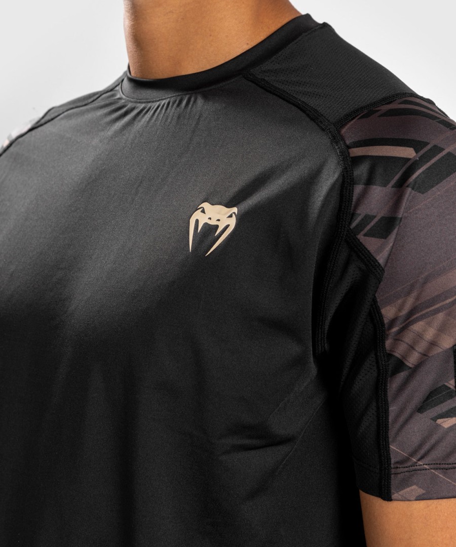 venum tecmo 2.0 dry tech t-shirt - blackbrown