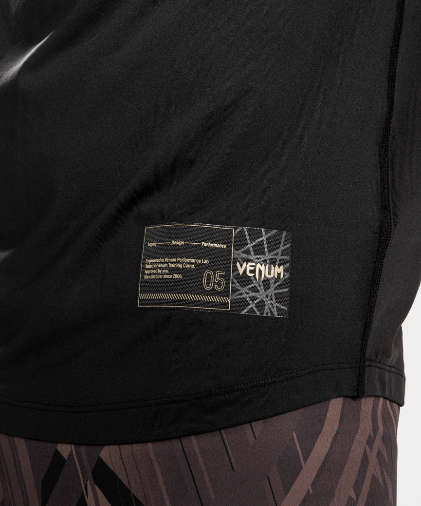 venum tecmo 2.0 dry tech t-shirt - blackbrown
