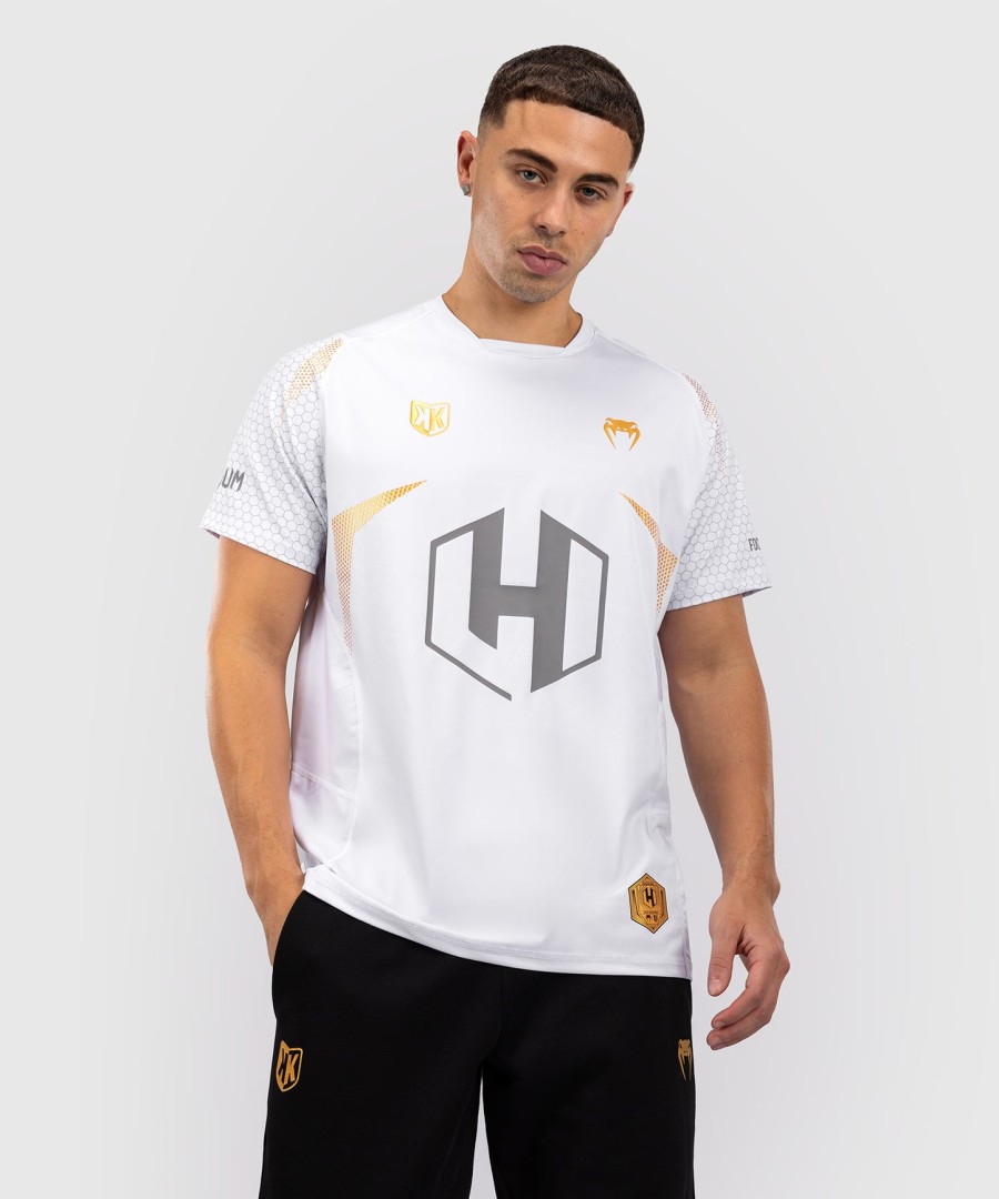 fk x venum hexagone mma t-shirt - whitegold