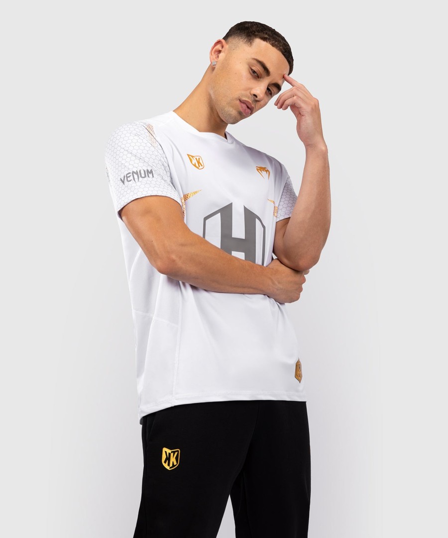 fk x venum hexagone mma t-shirt - whitegold