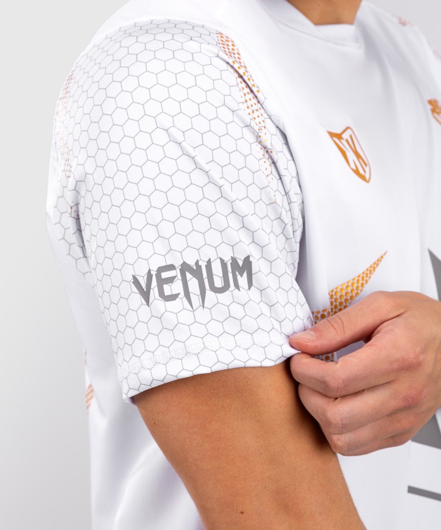 fk x venum hexagone mma t-shirt - whitegold
