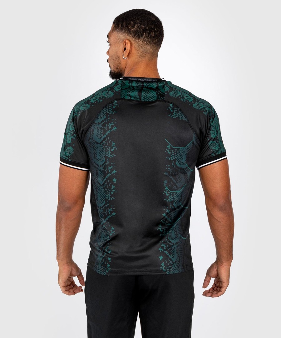 ufc adrenaline by venum authentic fight night men jersey - emerald edition - greenblack