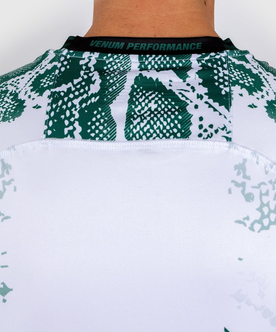 ufc adrenaline by venum authentic fight night men jersey - emerald edition - whitegreen