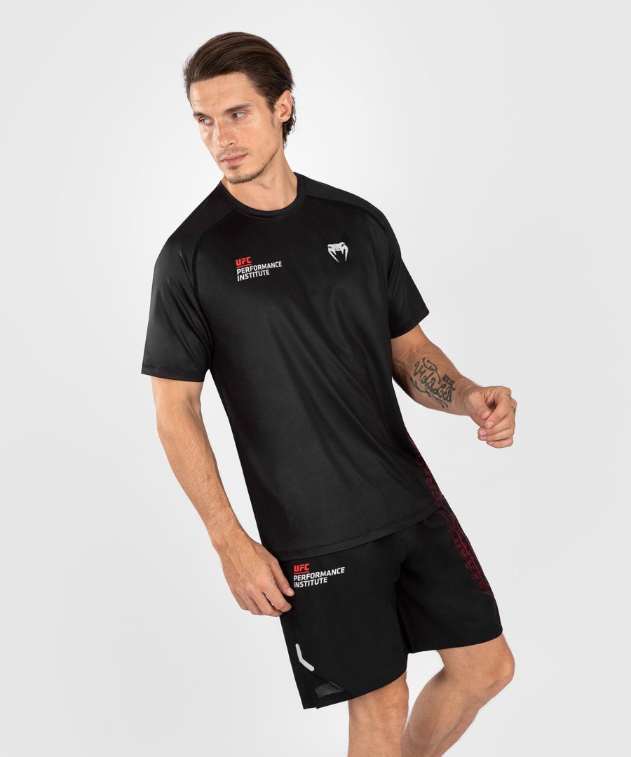 ufc venum performance institute 2.0 men dry-tech shirt - blackred