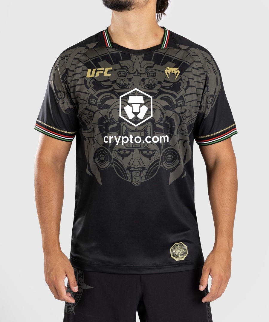 noche ufc by venum authentic fight night men walkout jersey - black