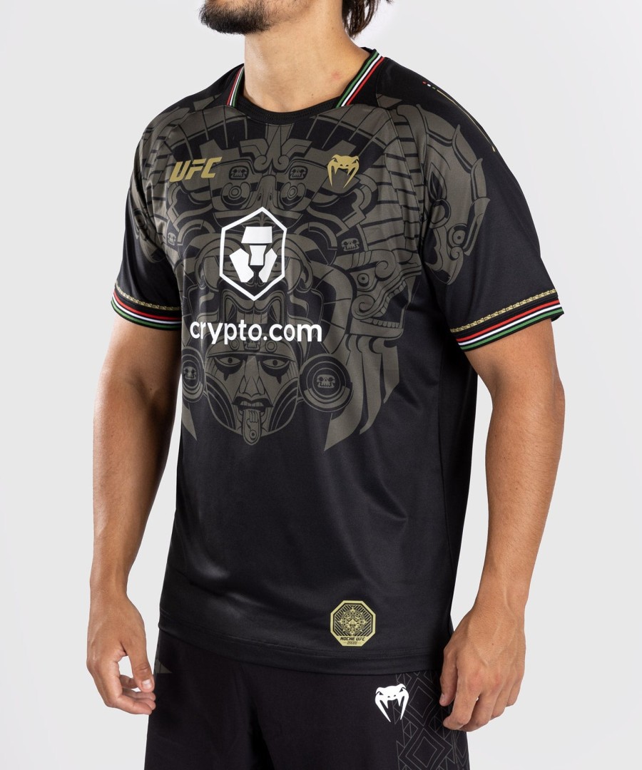 noche ufc by venum authentic fight night men walkout jersey - black