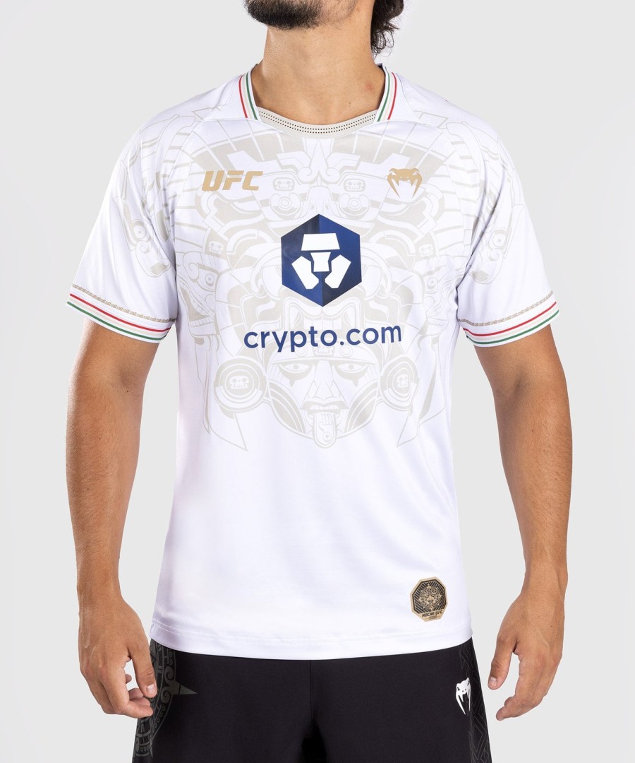 noche ufc by venum authentic fight night men walkout jersey - white