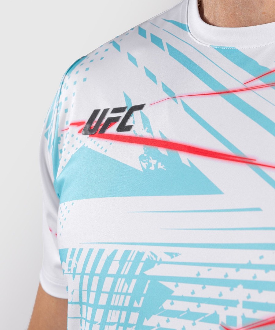 ufc fusion by venum miami edition fight week men dry-tech t-shirt - white
