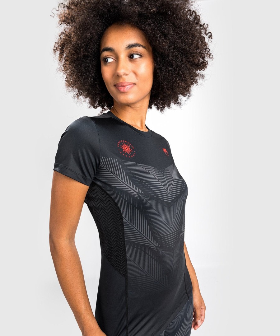 venum phantom dry tech t-shirt - for women - blackred