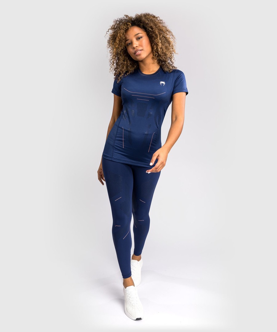 venum technical 3.0 women dry tech t-shirt - night blue