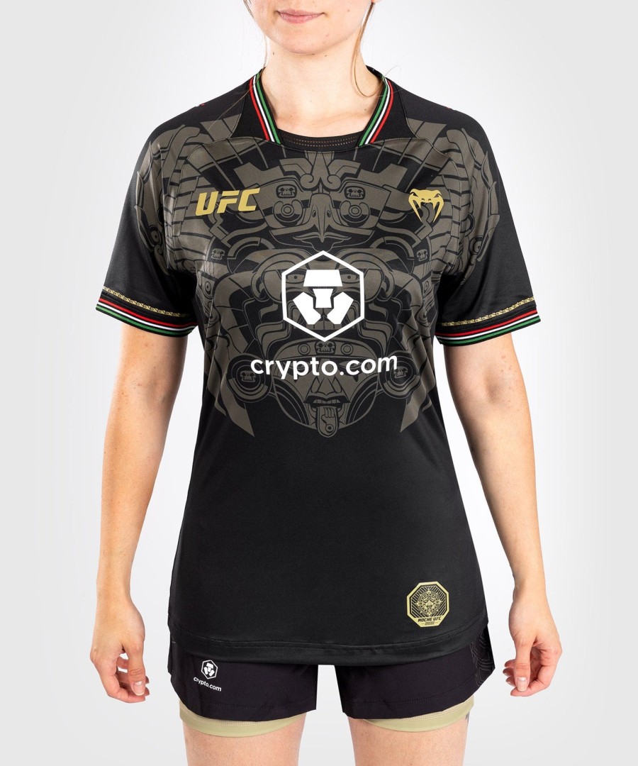 noche ufc by venum authentic fight night women walkout jersey - black