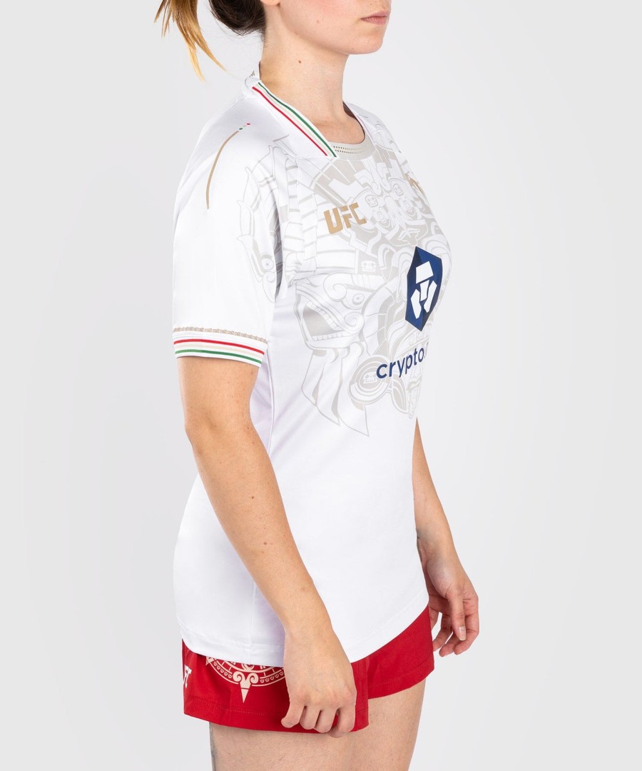 noche ufc by venum authentic fight night women walkout jersey - white