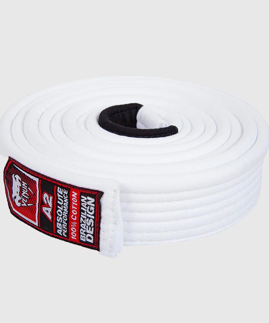venum bjj belt - white