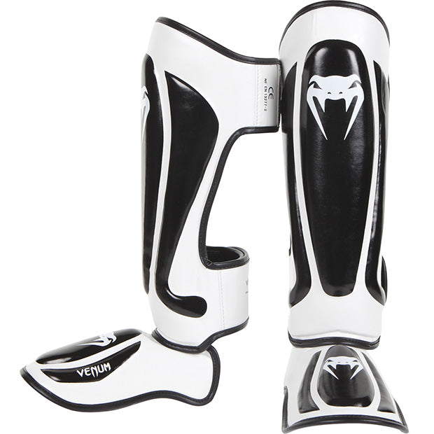 venum predator standup shin guards - blackice