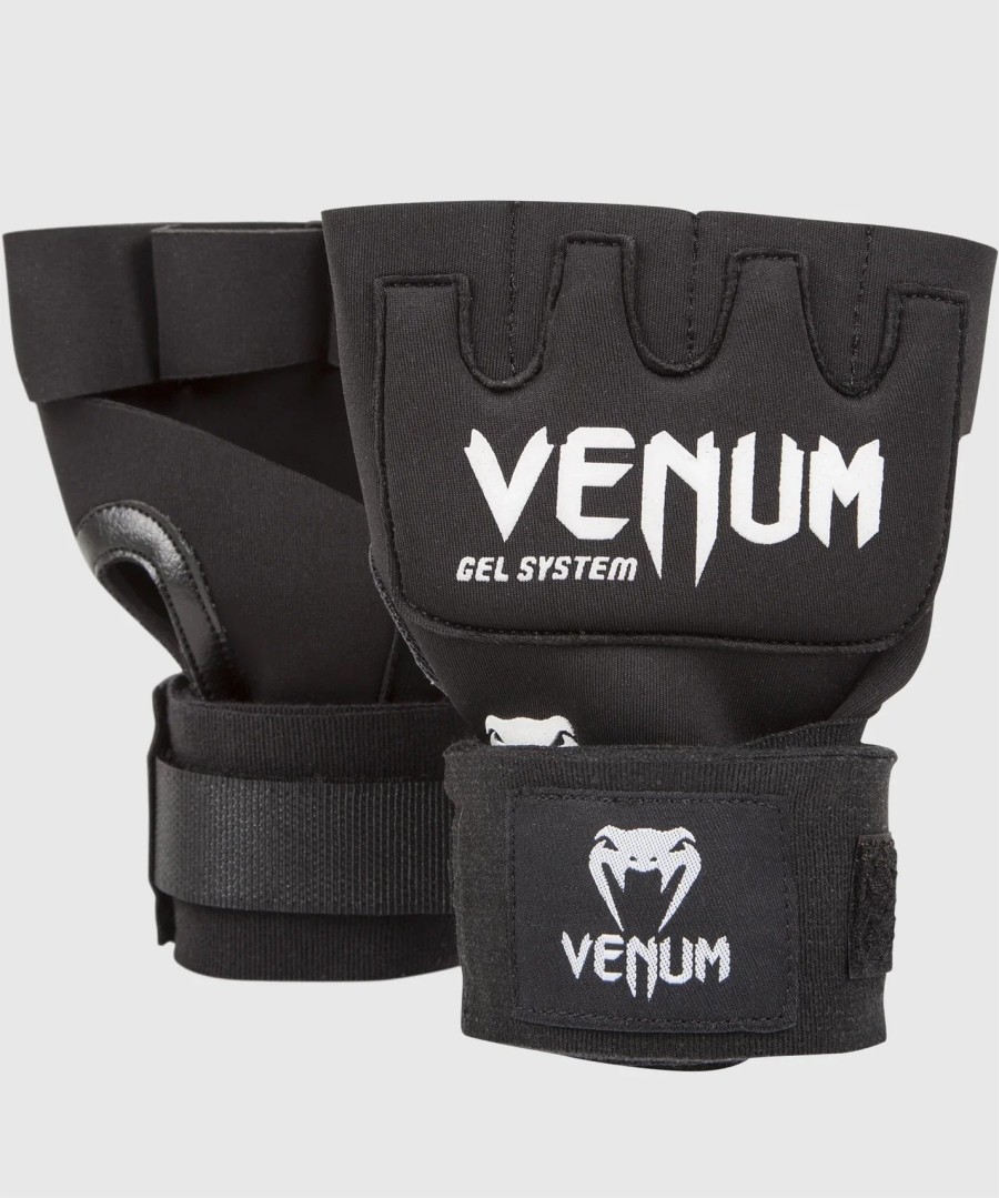 venum gel kontact quick wraps one size fits most - black