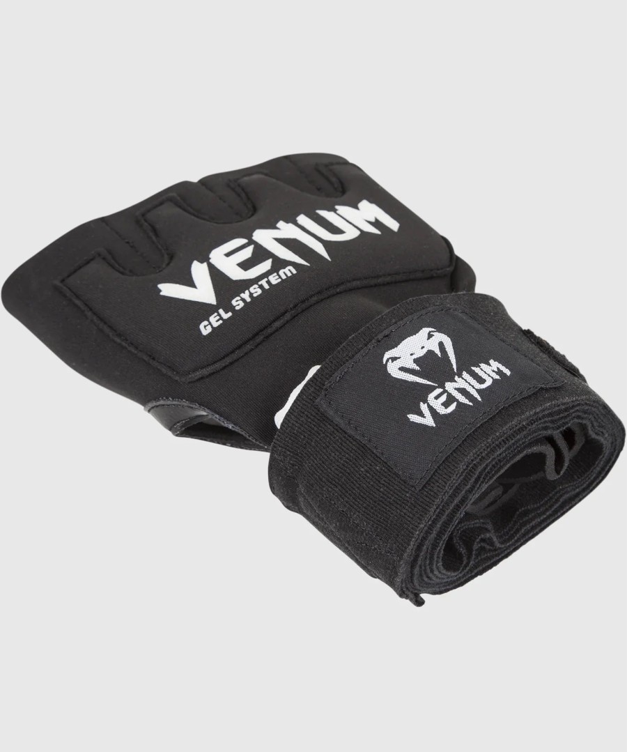 venum gel kontact quick wraps one size fits most - black
