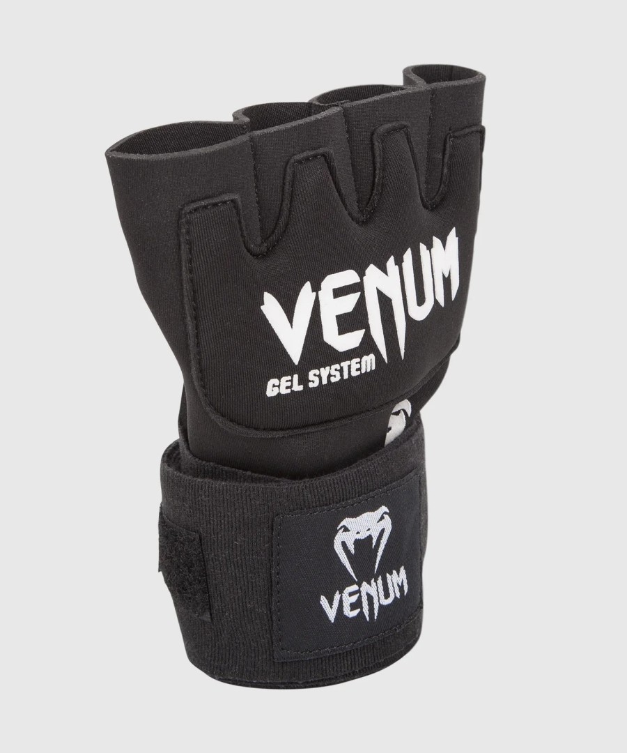 venum gel kontact quick wraps one size fits most - black