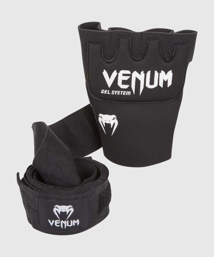 venum gel kontact quick wraps one size fits most - black