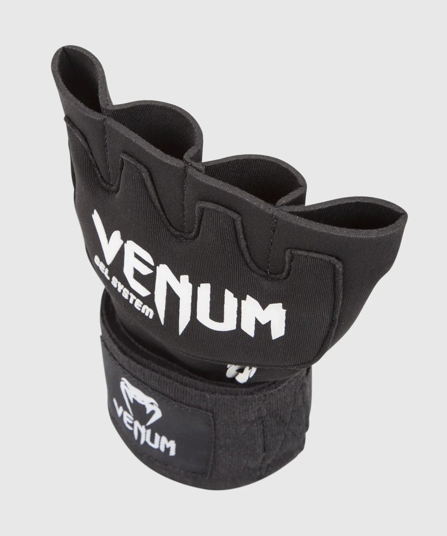 venum gel kontact quick wraps one size fits most - black